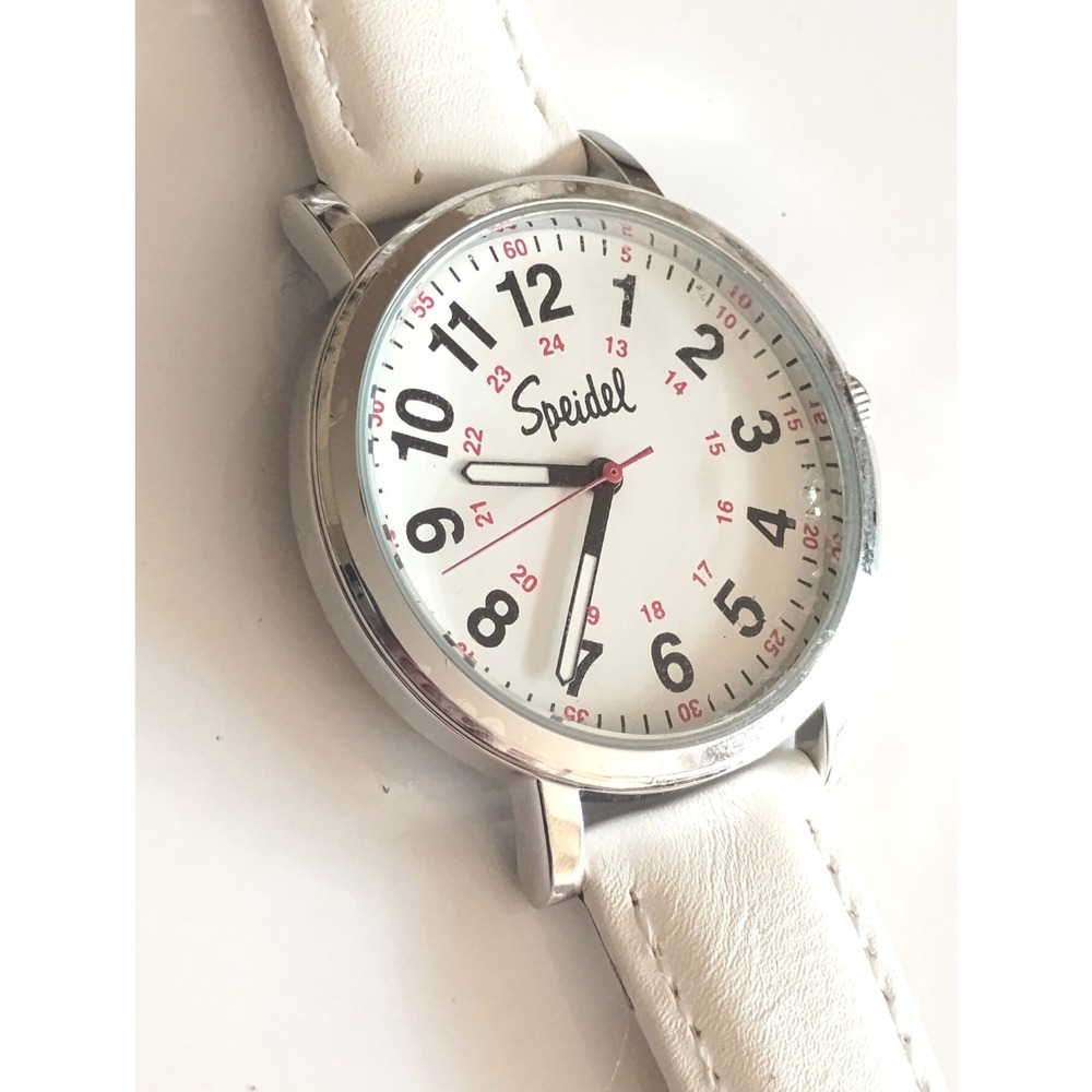 🩶Vintage Speidel Medical Scrub Watch Leather Retro Y2K Gorpcore Preppy Clean